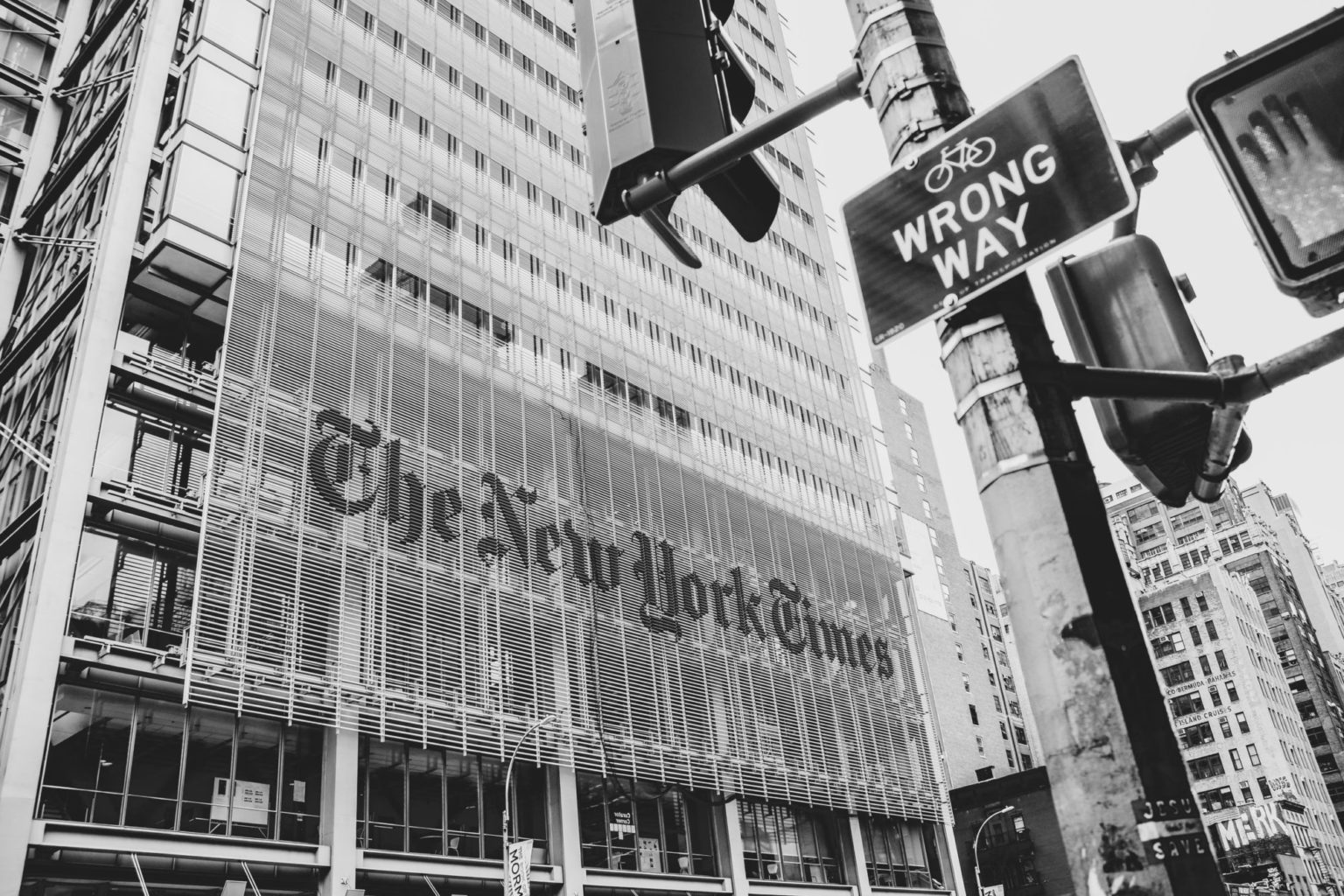 Locaux du New York Times à New York