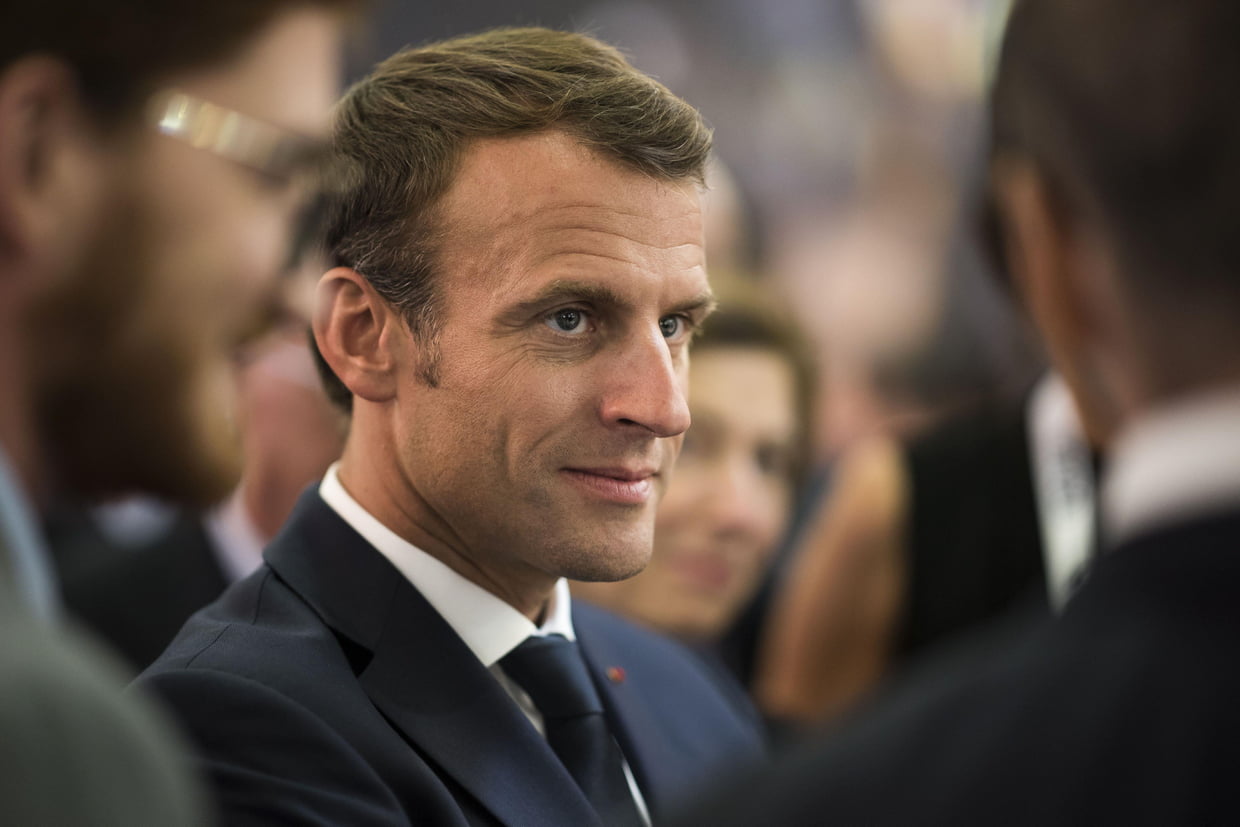 Emmanuel Macron après son élection en 2017