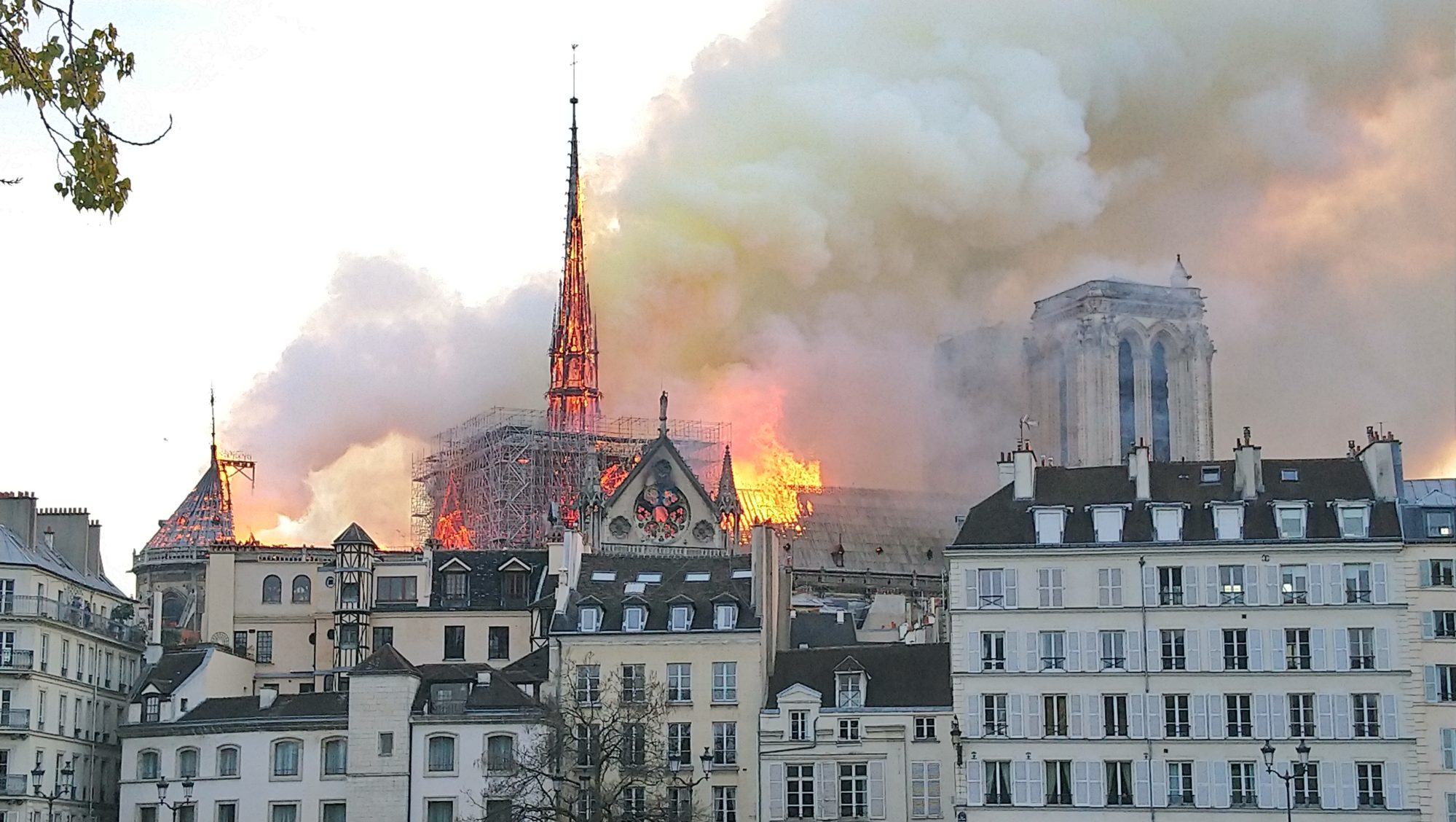 Notre-Dame-de-Paris en feu
