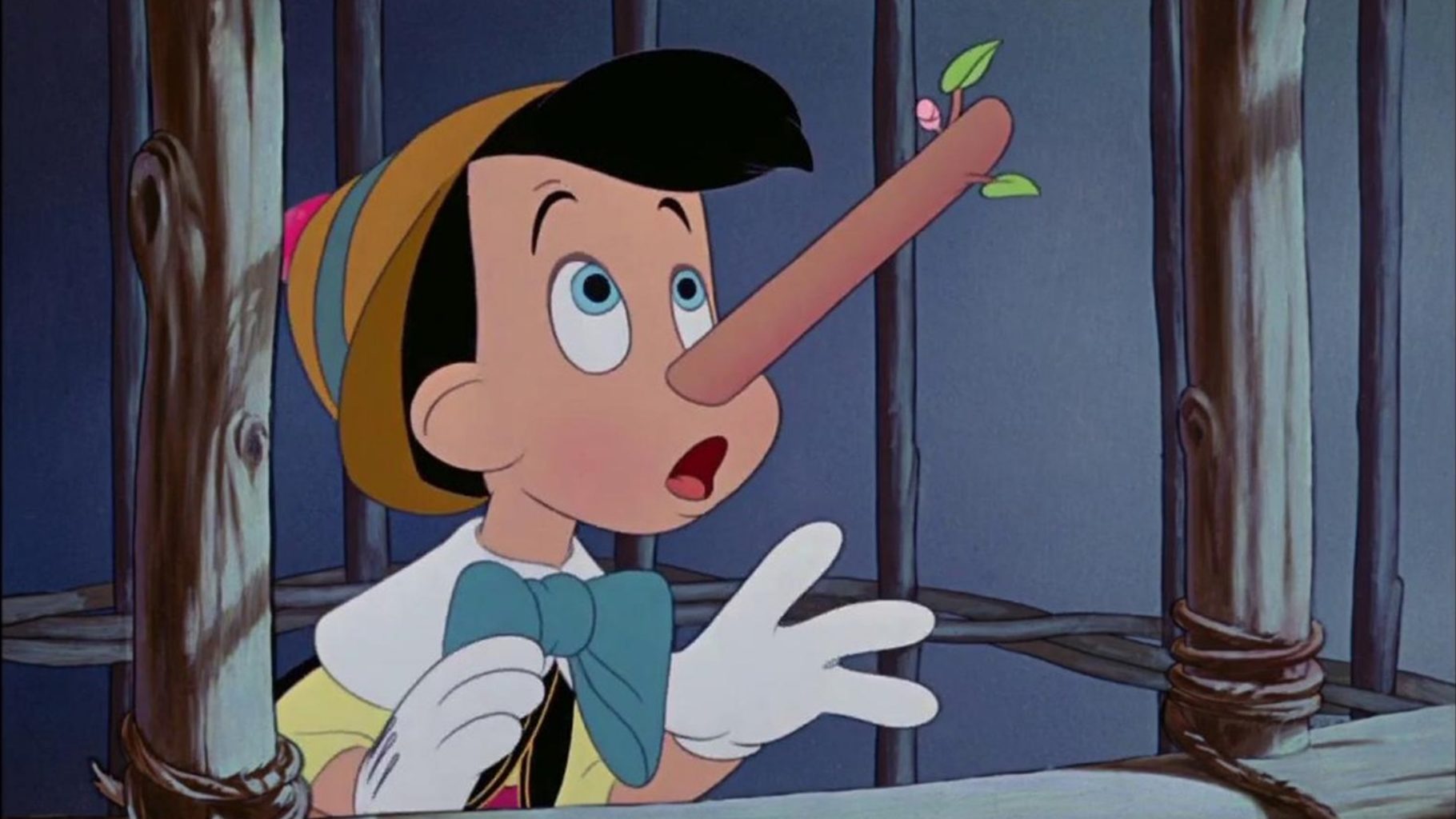 Pinocchio a le nez qui s'allonge